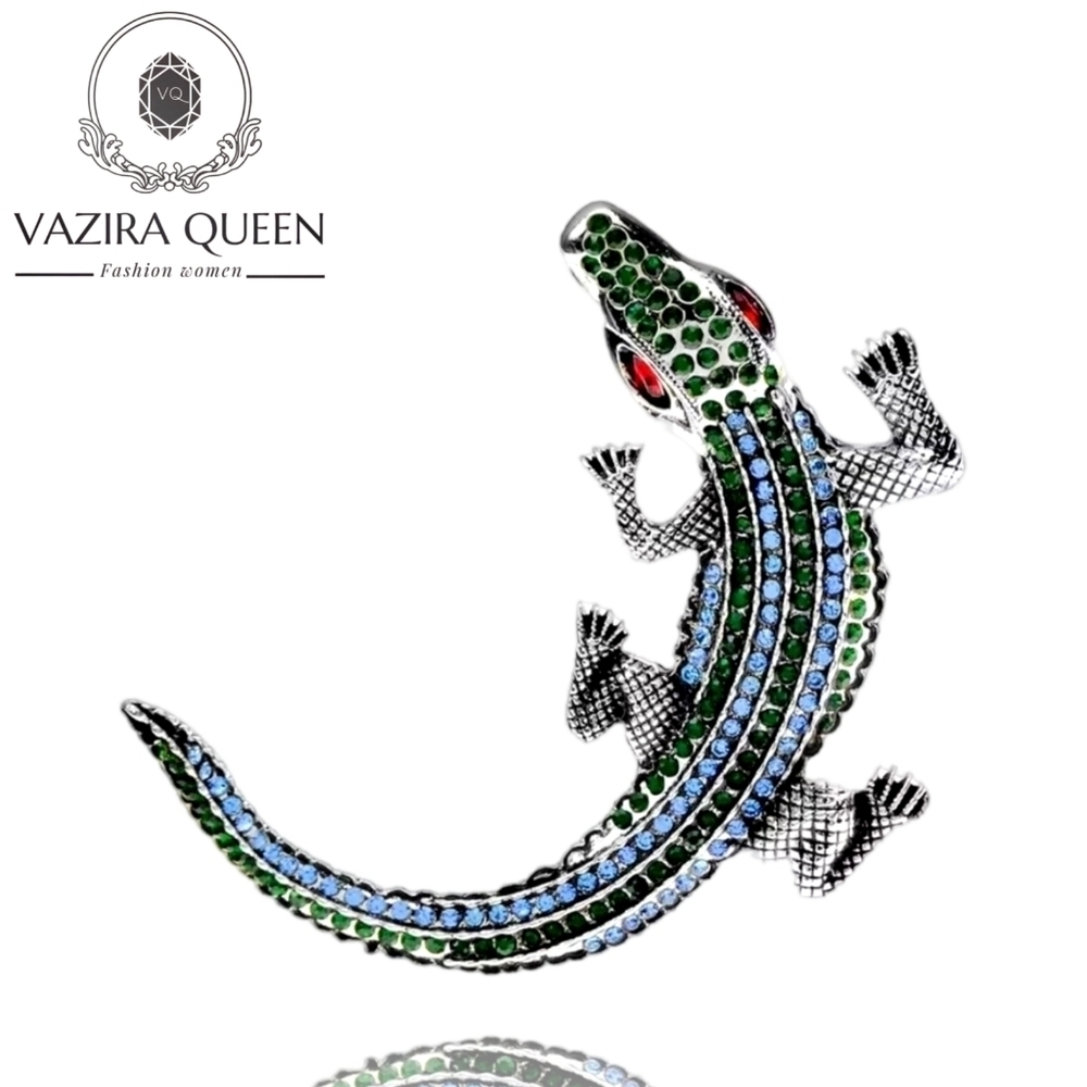 VQ Crocodile Brooch